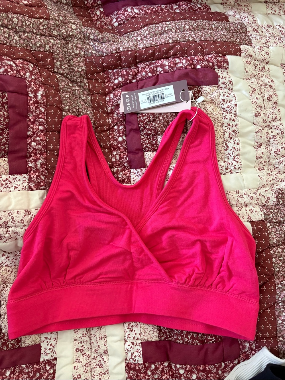 Kindred Bravely Hot Pink Wireless Nursing Bralette